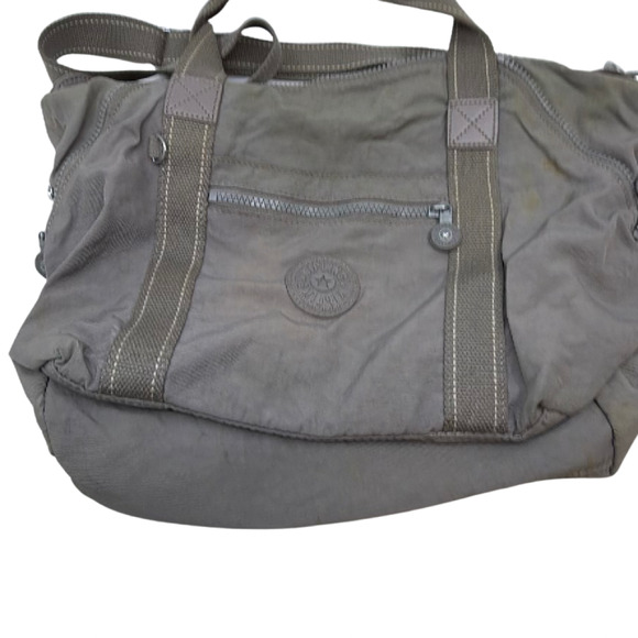 Kipling Handbags - Kipling Gray Nylon Satchel